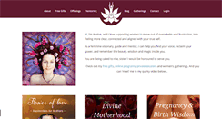 Desktop Screenshot of blossomingwoman.com.au